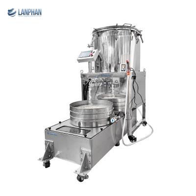 China Low Temperature Bubble Hash Vortex Trichome Separator Industrial 304 Stainless Steel for sale