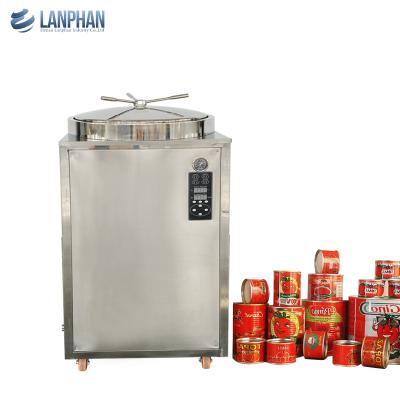 China 230L Vertical Sterilizer 8KW Steam Vertical Autoclave With Hand Wheel For Mushroom Substrate Te koop