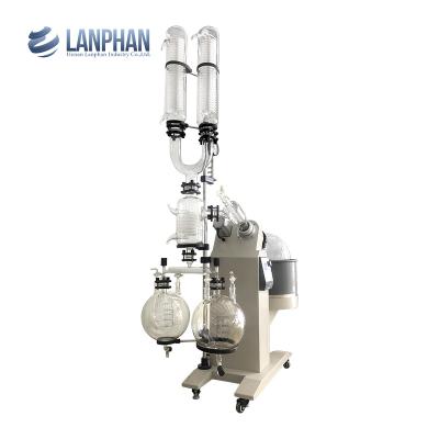 China laboratory distillation column double effect vacuum evaporator for sale
