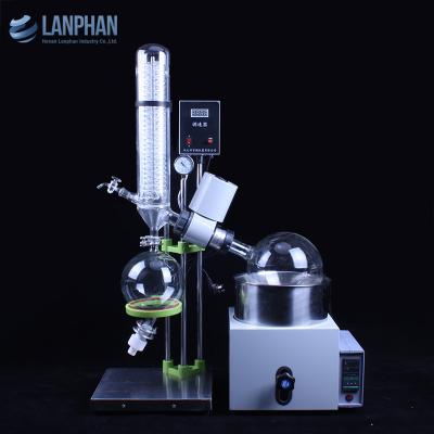 China Pharmaceutical Steam Vacuum Distiller Glass Rotation Evaporator for sale