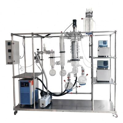 China Wiped Film Distillation Equipment CBD Short Molecular Distillation Unit for sale