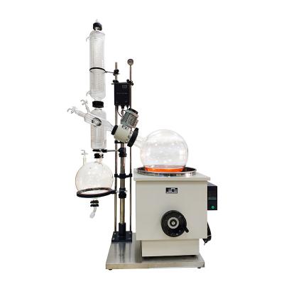 China 50l Crystallizer Manual Lifting Rotary Evaporator Machine for sale