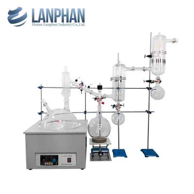 China Vacuum 20 Liter Cbd Glass Fractional Distillation Kit for sale