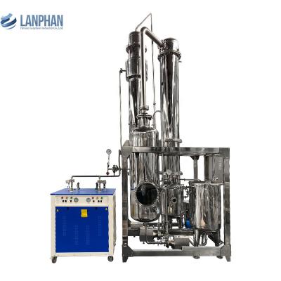 China Vacuum Falling Film Hemp Cbd Distillation Equipment Single Effect for sale