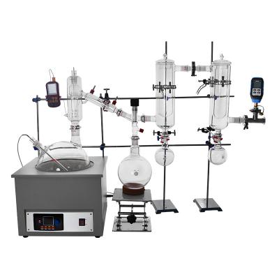 China 220V 10L Short Path Distillation Kit With Cold Trap Condenser for sale