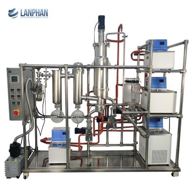 China SS304 Wiped Film Distillation Equipment Molecular Short Path Glass for sale