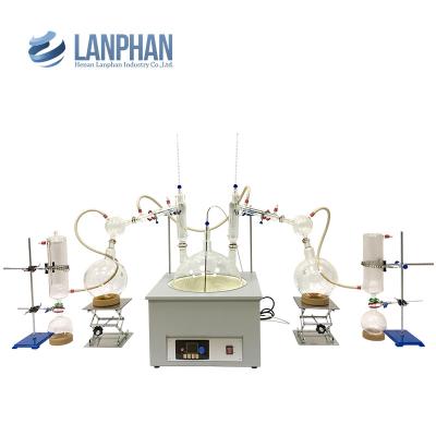 China Short Path Distillation Equipment 20L High Borosilicate Glass Corrosion Resistance for sale