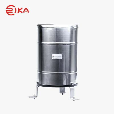 China RK400-01 Tipping Bucket Rainfall Recorder 0.1mm 0.2mm Resolution Metal Rain Gauge for sale