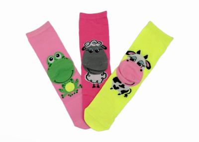 China Calcetines para mujer de las señoras de los calcetines de la suposición del estilo animal del poliéster de Spandex en venta