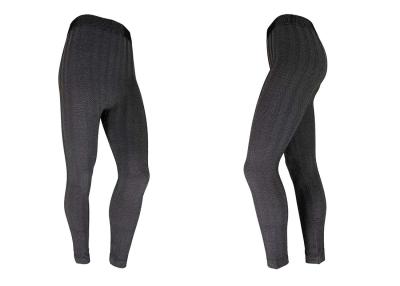 China XXL Womens Seamless Leggings 230gsm 95 Polyester 5 Spandex Leggings Black And Grey for sale