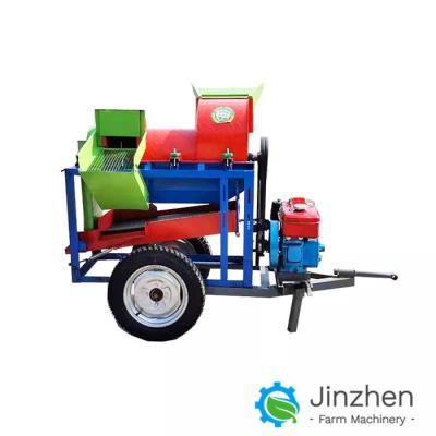 China Diesel Engine Driven Grain Wheat Sorghum Rice Thresher Soybean Paddy Thresher Threshing Machine for sale