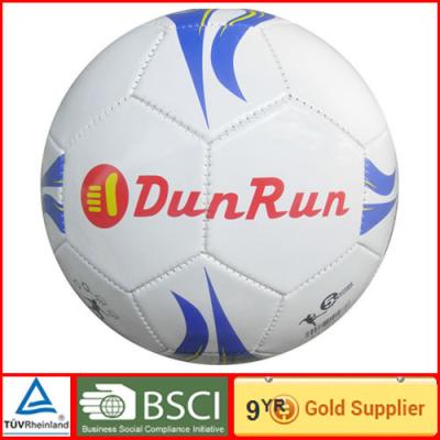China balón de fútbol de cuero real de la calle de los deportes al aire libre 5#/balón de fútbol original de la talla 5 en venta
