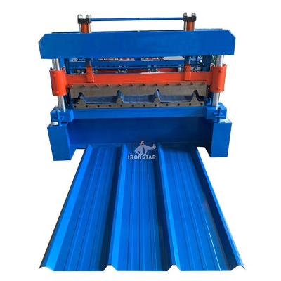 China Automatic 0.3mm-0.6mm R Panel Roll Forming Machine PBR Roof Panel Machine for sale