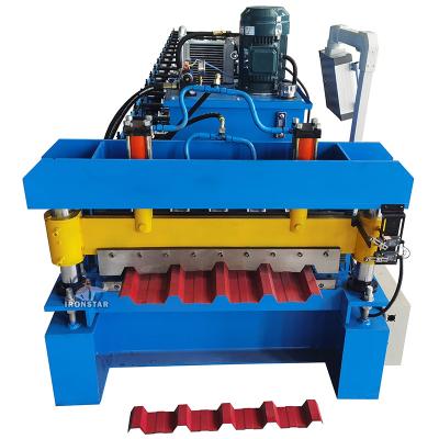China 0.2-0.4mm IBR Sheet Roll Forming Machine Color Coated Sheet Making Machine for sale