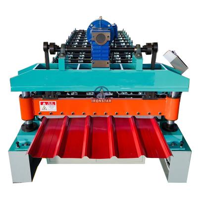 China 1000mm Width Steel Roof Roll Forming Machine Hydraulic Automatic 380V/50HZ for sale