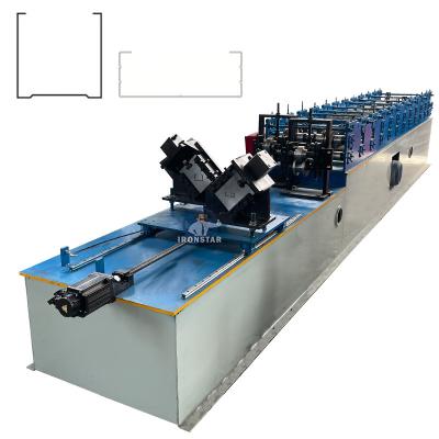 China CE Two Profiles C And C Channel Double Rows Stud Roll Forming Machine for sale