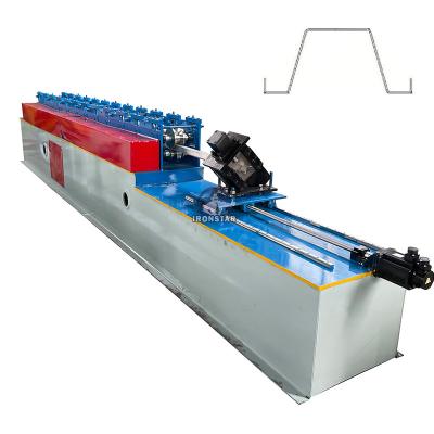 China Galvanized Steel 0.3-0.6mm Omega Roll Forming Machine PLC Control for sale