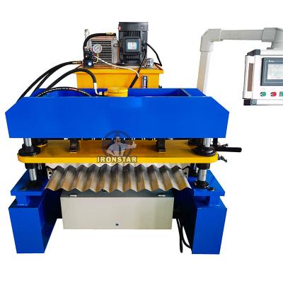 China Feeding Width 2.6m 3m Corrugated Steel Panel Roll Forming Machine Automatic for sale