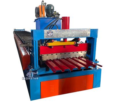 China Automated 0.8mm-2mm Floor Deck Roll Forming Machine Deck Roll Former for sale