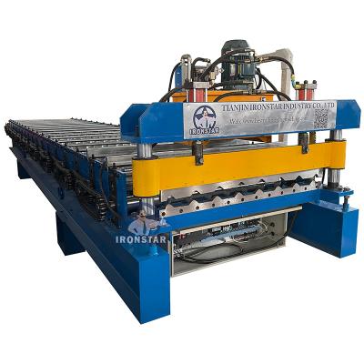 China Hydraulic Cutting R101 Metal Roof Roll Forming Machine 16 Rows High Efficiency for sale