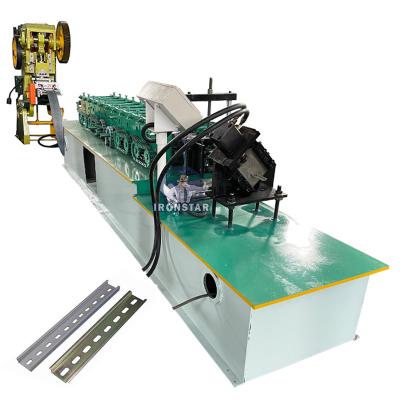 China Electrical Metal Roll Forming Machines Din Rail Channel Roll Forming Machine  Customized for sale