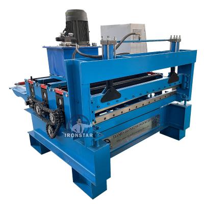 China Color Steel Roll Forming Machine Parts PPGI Metal Sheet Cutting Machine 1250mm for sale