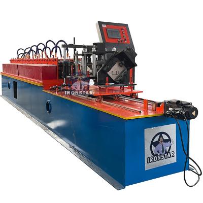 China 49mm 69mm 2 In 1 Double Rows Stud Roll Forming Machine With Servo Motor for sale