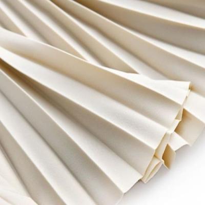 China High Strength Pleat Paper 56gsm For Fabric Skirt Recycled Pulp Style à venda