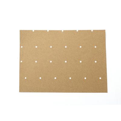 China Customized Perforated Kraft Paper Square Round Rectangle Shape à venda