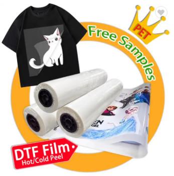 Китай Multiple Size Hot Cold Peel Pet Film Transfer Paper For Dtf Printing продается
