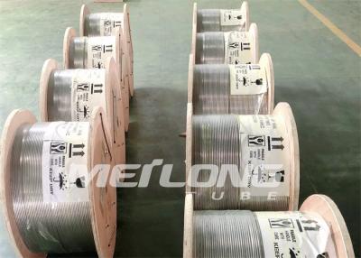 China Línea estupenda tubería en espiral de acero inoxidable de alta resistencia de la inyección de la sustancia química del duplex 2507 en venta
