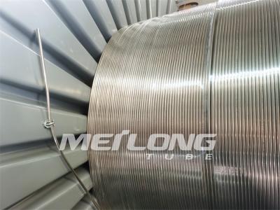 Китай Гидростатическая испытанная химическая линия линия спиральный трубопровод впрыски капилляра Incoloy 825 продается