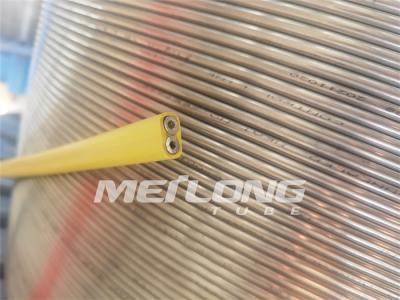 China PVDF encapsuló el tubo capilar de acero inoxidable Flatpack para los agujeros del plumón en venta