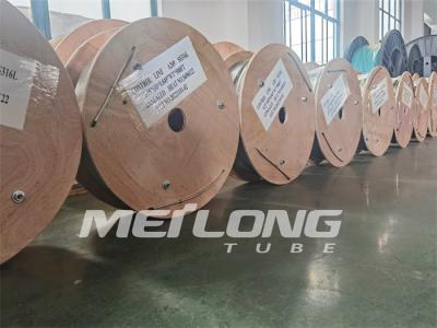 Chine Ligne de contrôle en acier de tube capillaire d'acier inoxydable de la bobine ASTM A269 304 de tube de Hydraaling du duplex 2507 à vendre