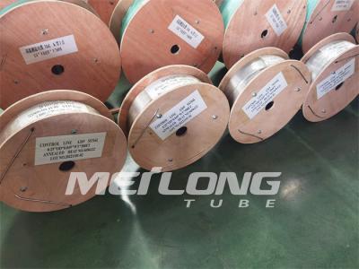 China 12000M Annealed Hydraulic Stainless Steel Coiled Tubing Control Line High Tensile Strength for sale