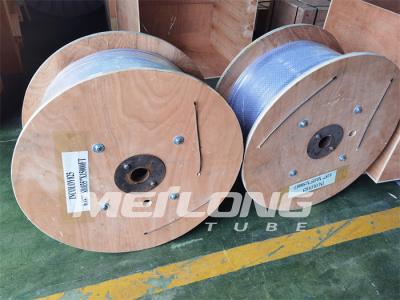 China ASTM A789 1/8in Hydraulic Control Line Duplex SS Thin Walled Capillary Tube for sale