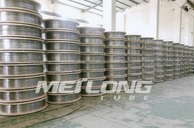 China ASTM B704 Ferrule Fittings Control Line Tubing Annealing Chemical Injection Line for sale