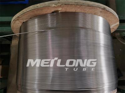 中国 羽毛の穴のためのASTM A269 316Lのステンレス鋼のコイル状の管 販売のため