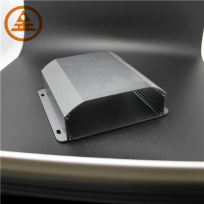 China Customized Aluminium Big Extrusion with Sandblasted & Black Anodization for sale