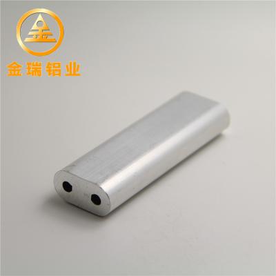 Chine Le traitement profond a expulsé extrusion en aluminium ovale solide de profils en aluminium à vendre