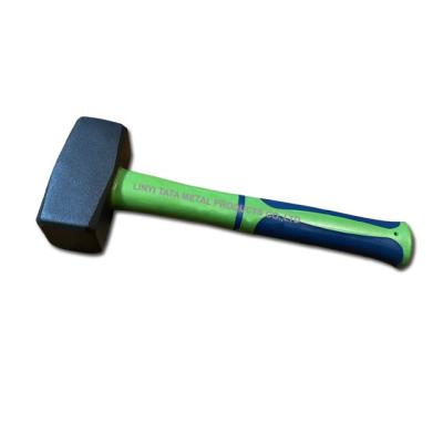 China forged stoning hammer with fiberglass handle for sale