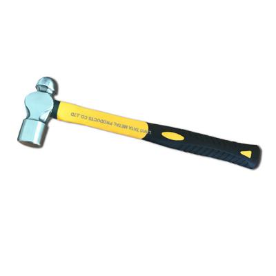 China Ball peen hammer with fiberglass handle for sale