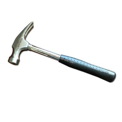 China American type claw hammer with steel tube handle for sale
