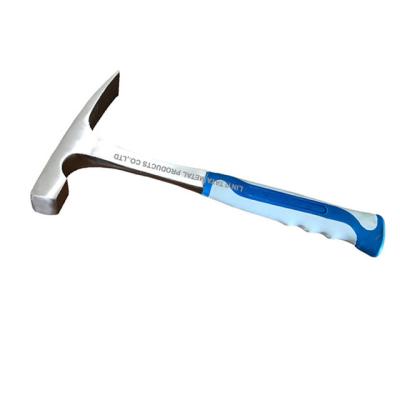 China Mason's hammer masonary tool with forged steel construction & shock reduction grip for sale