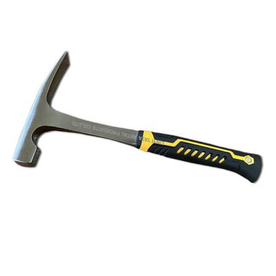 China Mason's hammer with forged steel construction & shock reduction grip for sale
