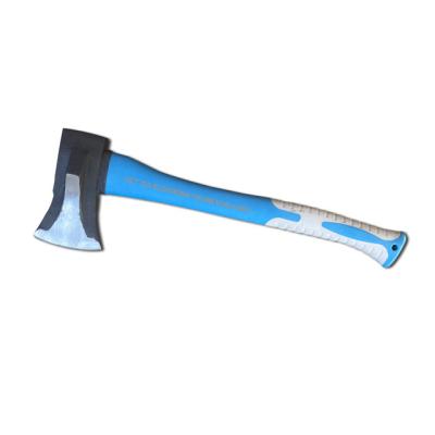 China chopping axe with fiberglass handle for sale