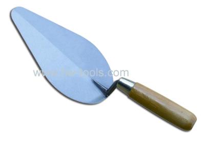 China Bricklaying trowel with wooden handle for sale