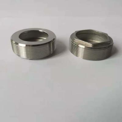 China Stainless Steel 303 L10mm Hexagon Lock Nut , M28x1 5 Nut Machining Small Metal Parts for sale
