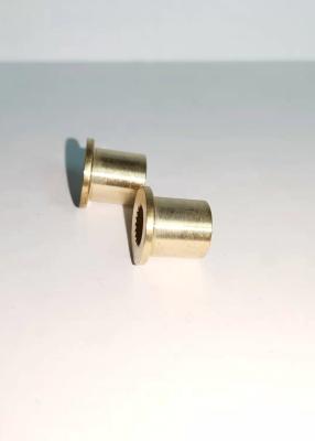 China No Deformation D17mm Metal Machining Parts Valve Sleeve Copper for sale