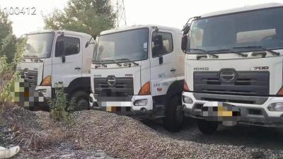 China Hino 700 usou o padrão de emissão do Euro III do caminhão 10m3 do misturador concreto à venda